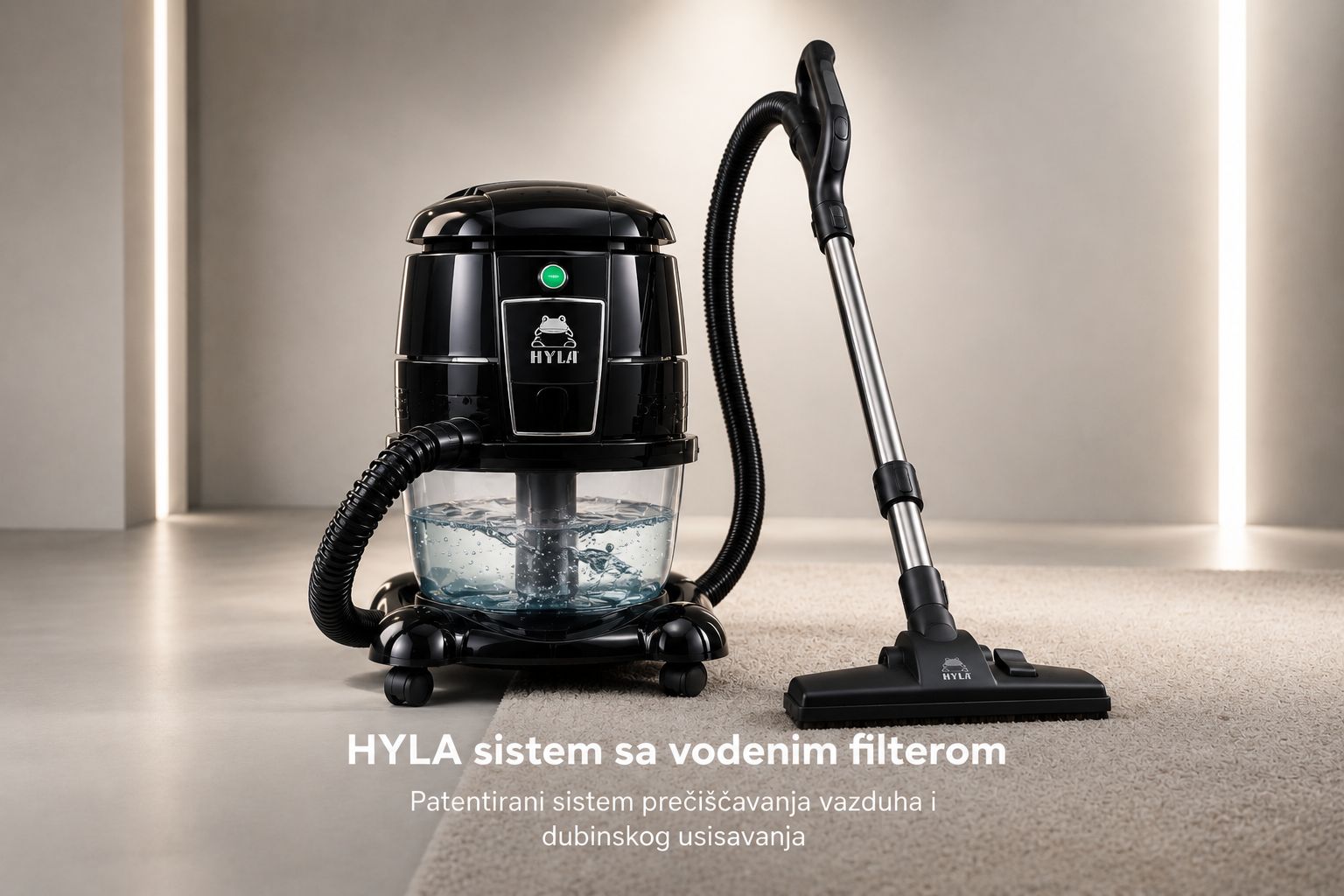 HYLA sistem sa vodenim filterom